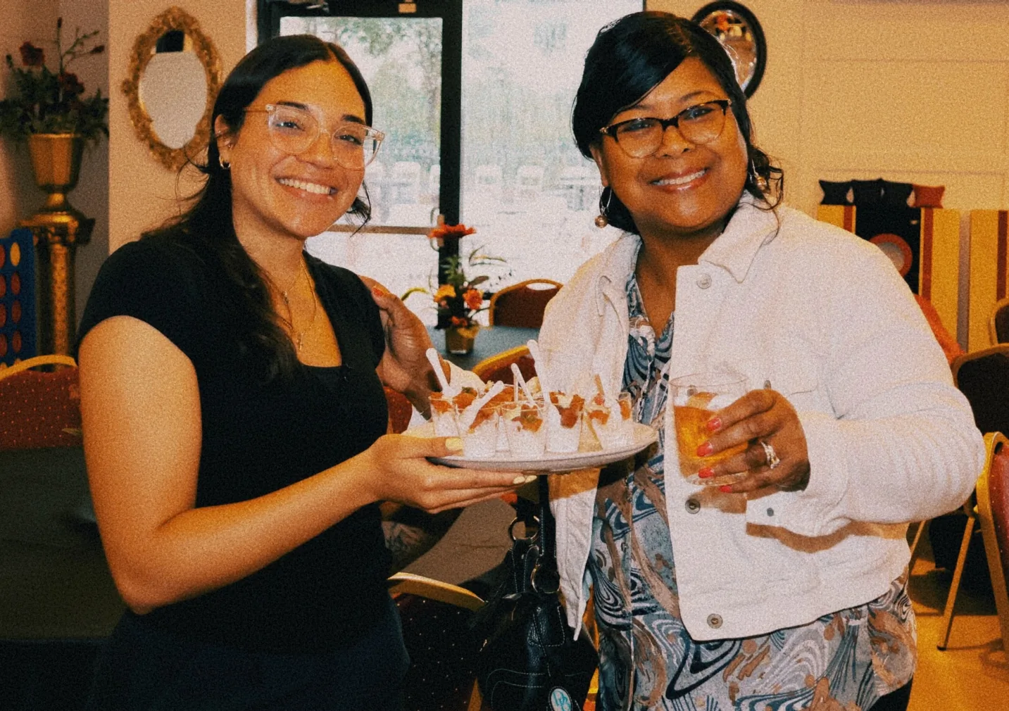 Candid moment from The Venue Clermont grand opening and ribbon cutting celebration
